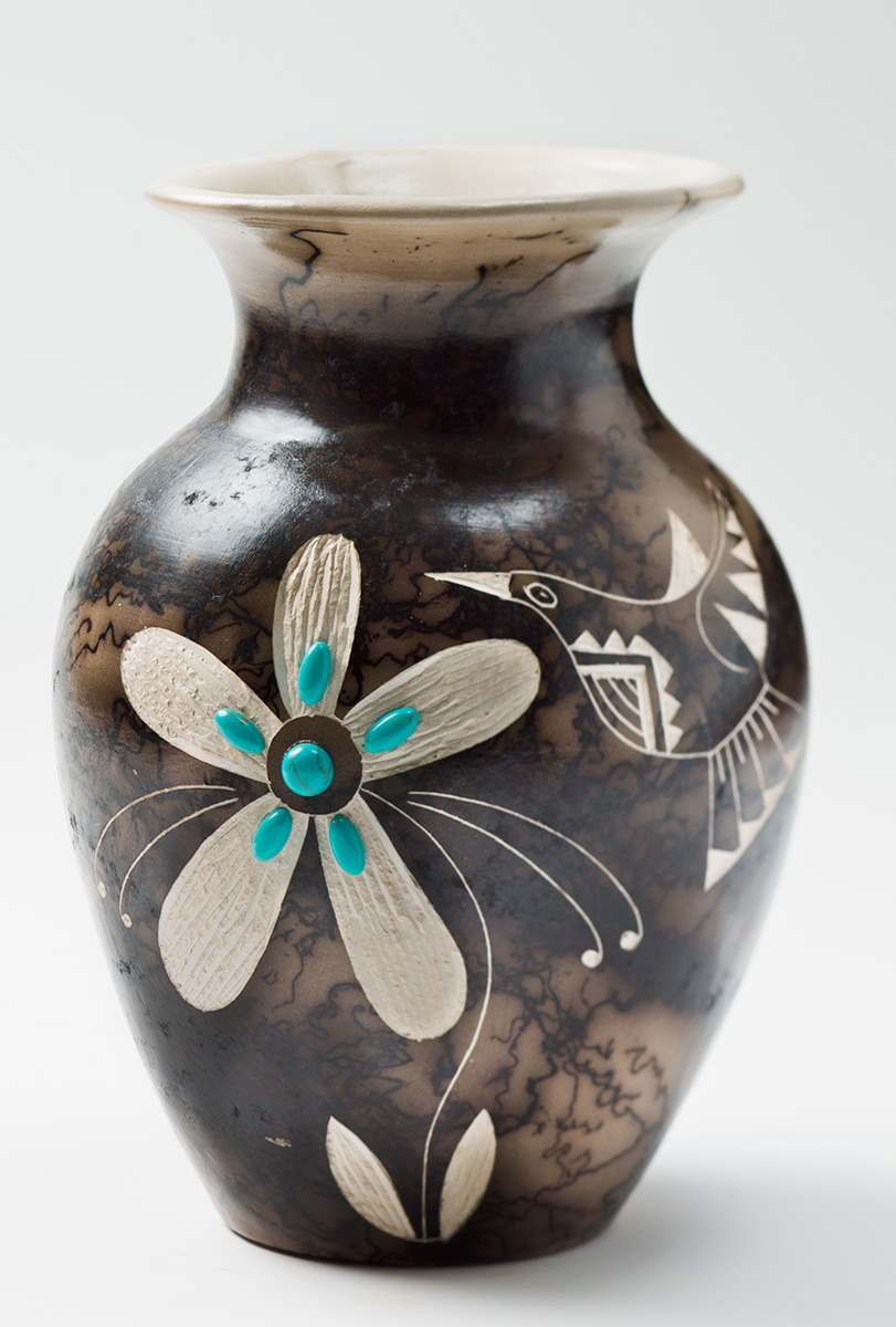 Bowlin Travel Centers, Inc. Navajo Horse Hair Pottery