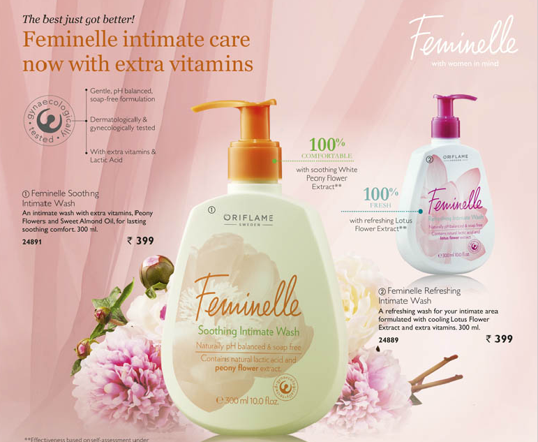 Beauty and Fashion obsessions Oriflame Sweden Feminelle Intimate Wash
