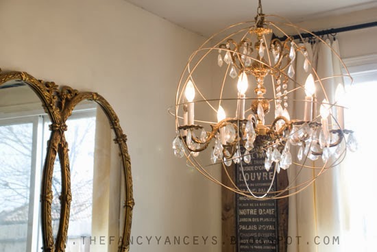 Diy Crystal Orb Chandelier Tutorial Vintage Romance Style I Actually Had Everything On Hand So This Was Free For Me