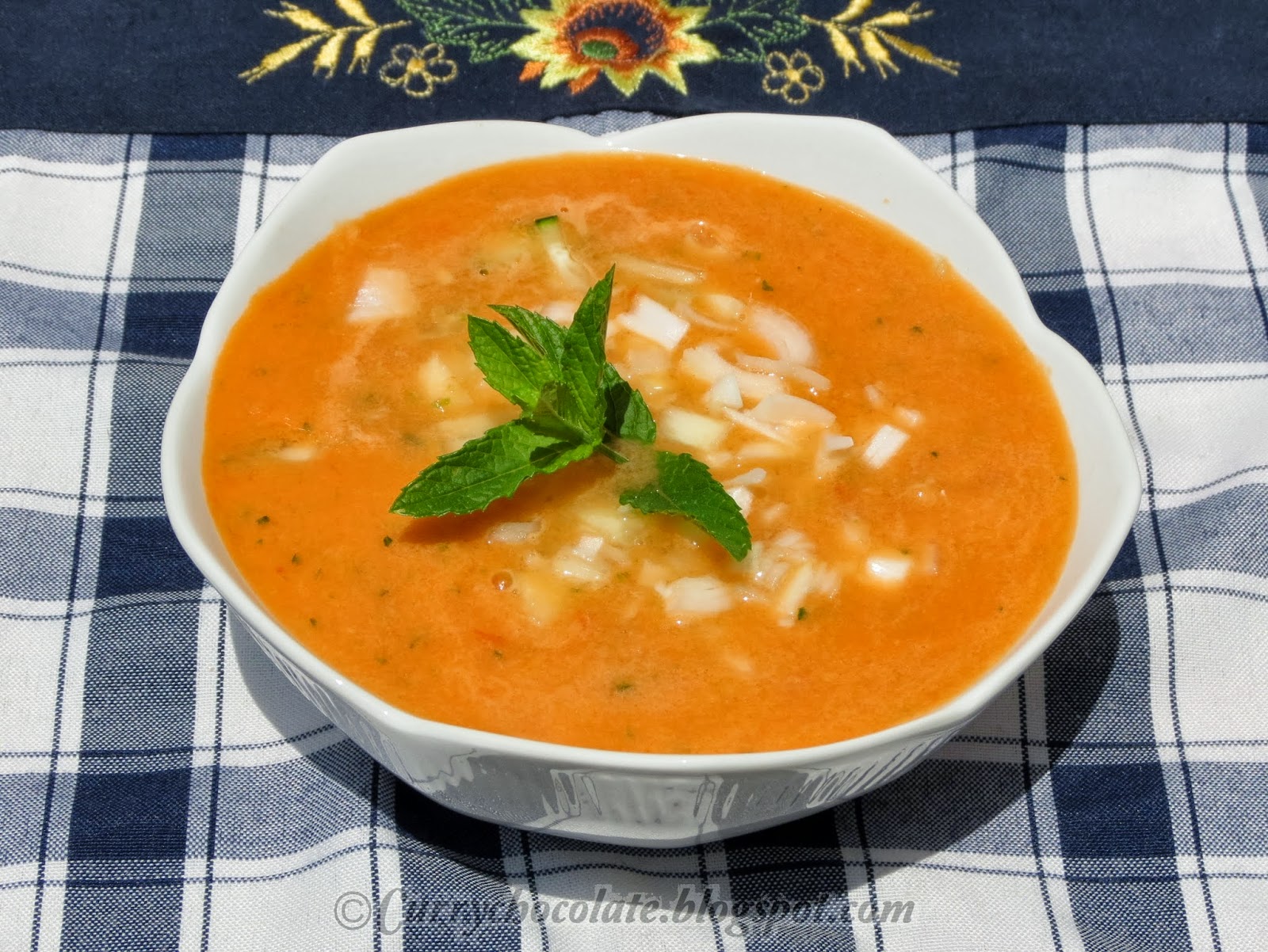 Curry y Chocolate El Gazpacho andaluz Andalusian cold tomato soup