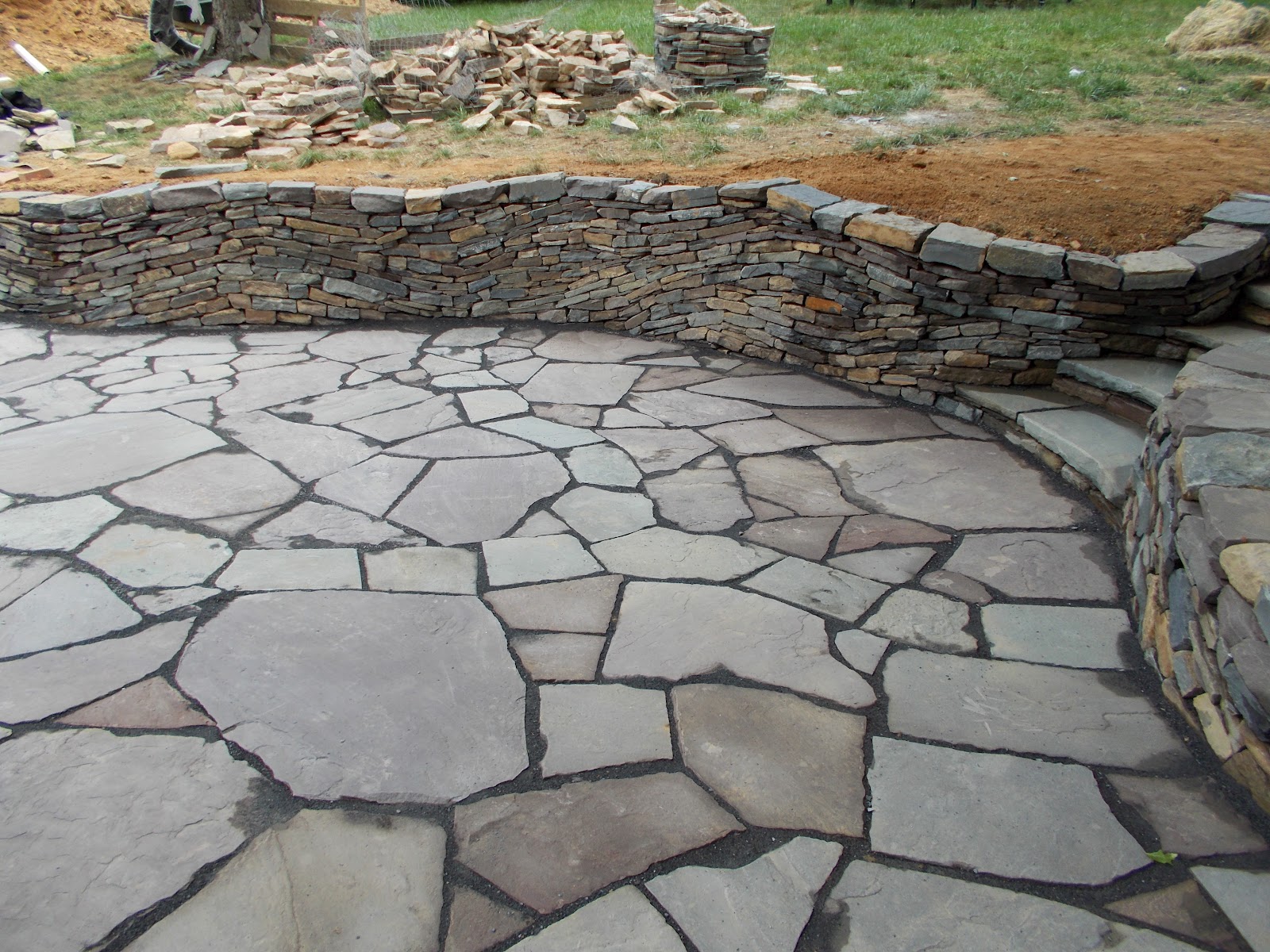 Dry Stone Patio, Wall And Steps Masonry Picture Post Contractor Talk