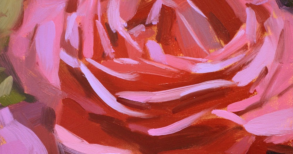Carol Marine's Painting a Day Simply Rosy