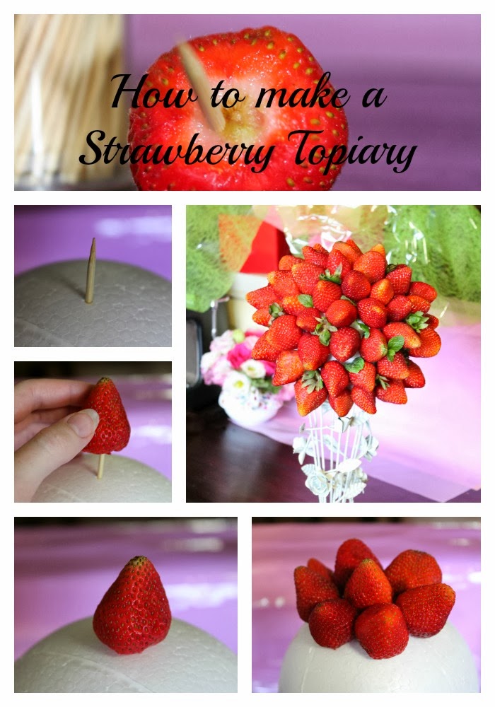 Lick The Spoon Strawberry Topiary