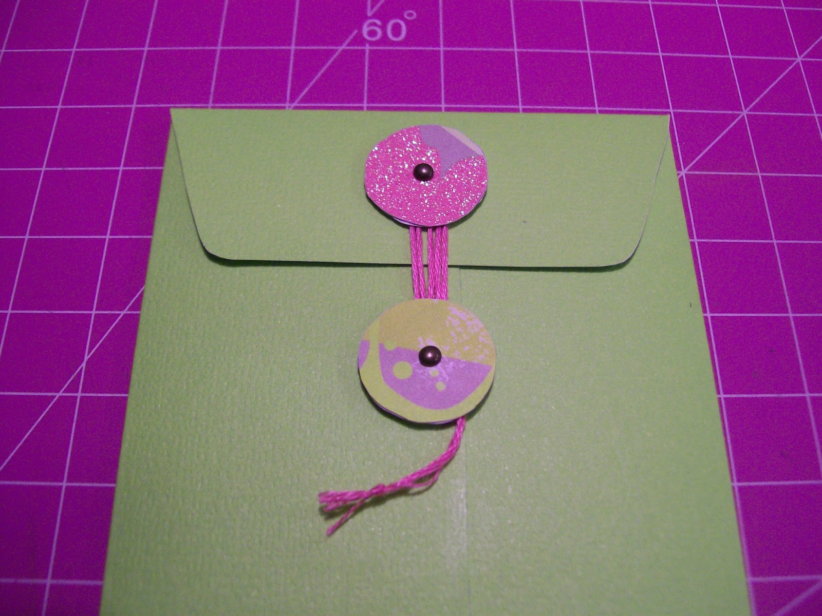 A Crafty Island Girl DIY String Tie Envelopes