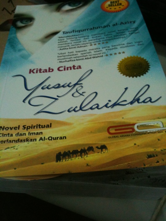 Novel Kitab Cinta Yusuf Zulaikha: Kisah Cinta Abadi Dalam Sejarah Islam