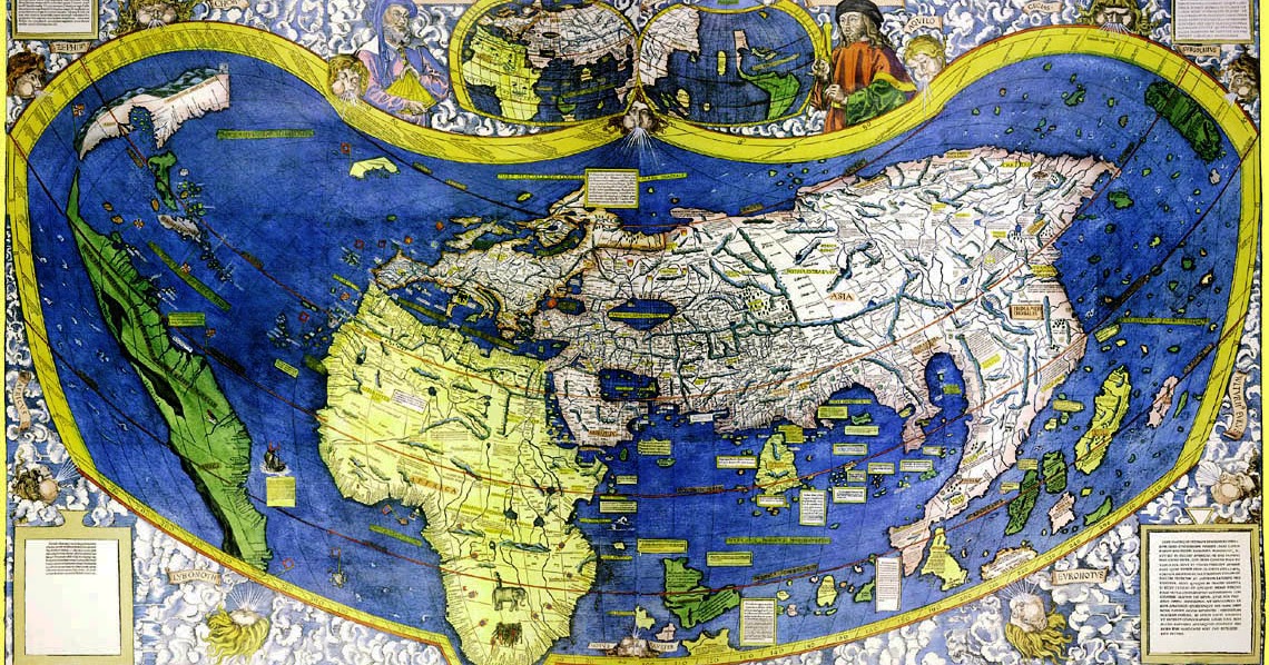 Dream Variants Martin Waldseemuller's Universalis Cosmographia (1507) and More World Maps