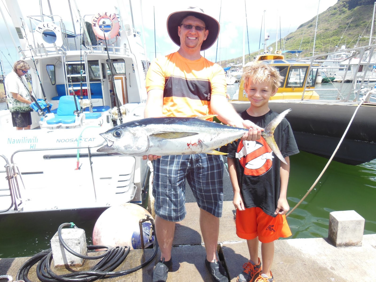 Clure Fishing Chaters Kauai Hawaii Yellowfin Tuna