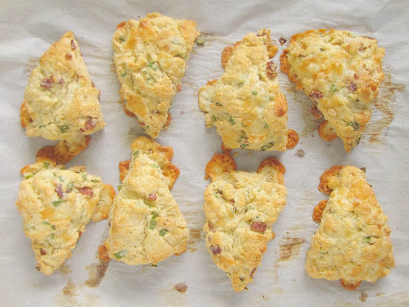 The Redd Party Bacon, Pepper Jack, and Green Onion Biscuits