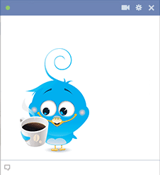 Coffee Bird Emoticon