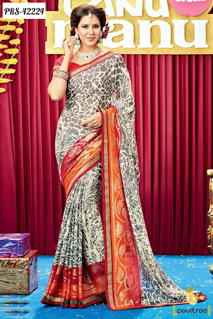Tanu Weds Manu Multicolor Party Wear Saree @ pavitraa.in