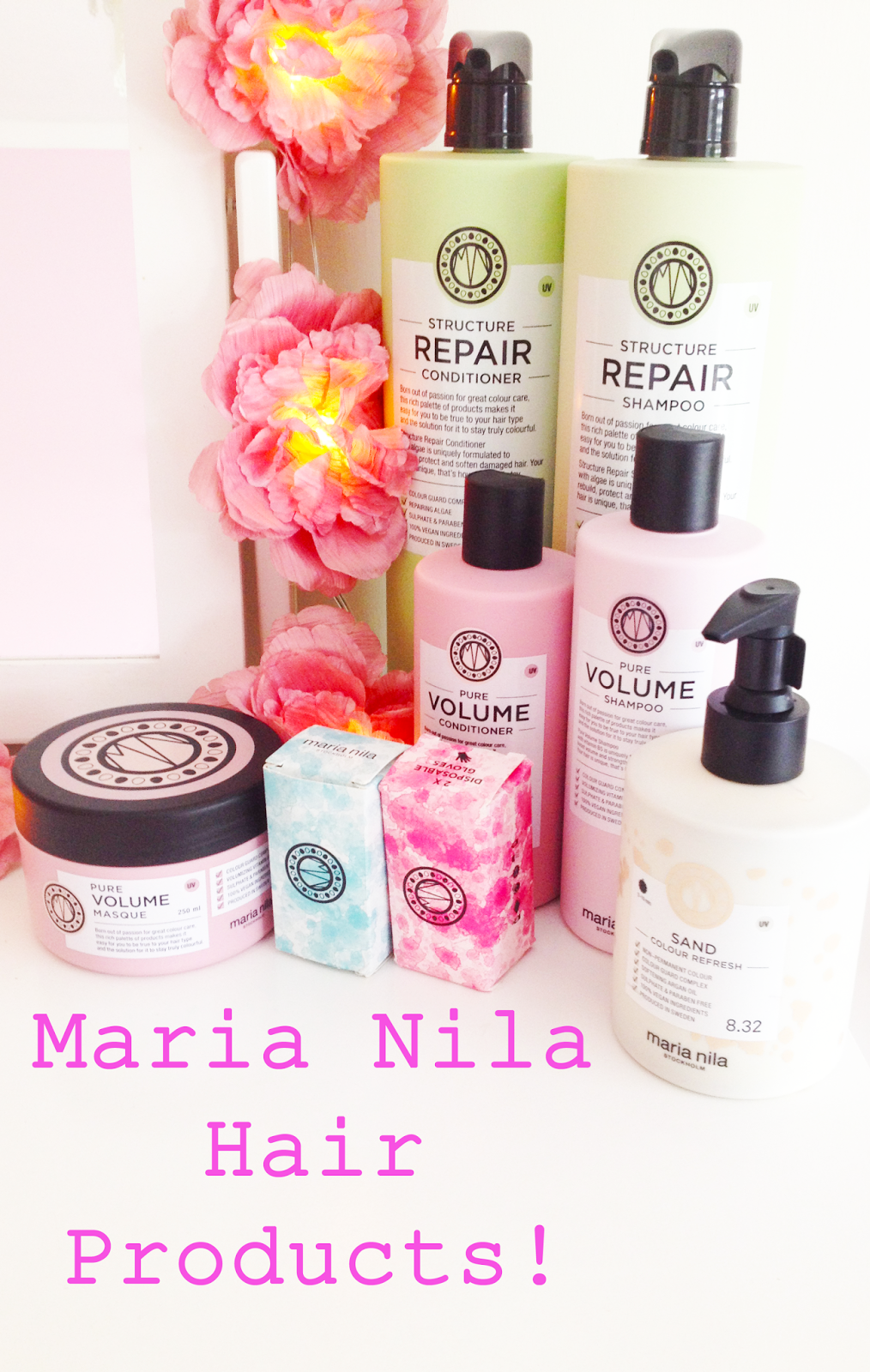Blossoming Daydreams Maria Nila Hair Products Review!