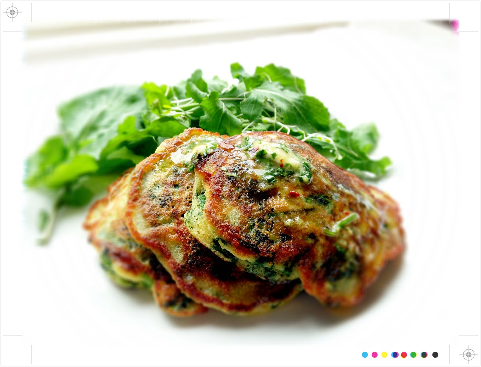 Toast Green Pancakes with Lime Butter; from Ottolenghi’s Plenty IHCC