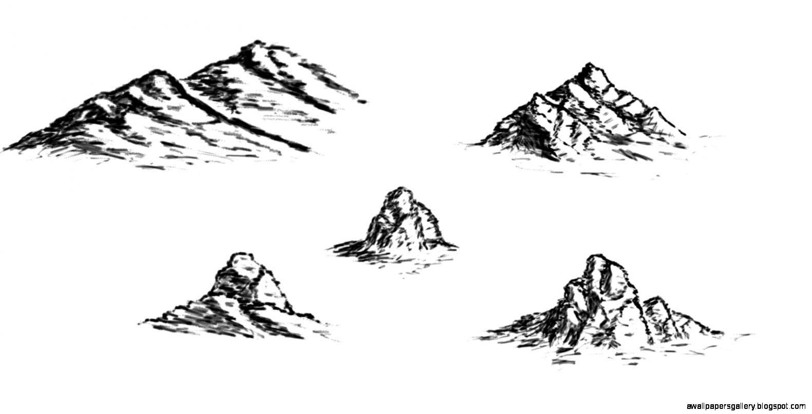 Mountain Drawing Outline ClipArt Best Mountain Drawing Outline ClipArt Best