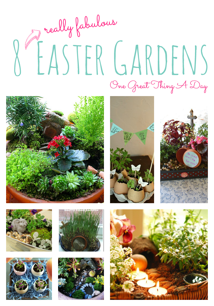 One Great Thing A Day Easter Gardens