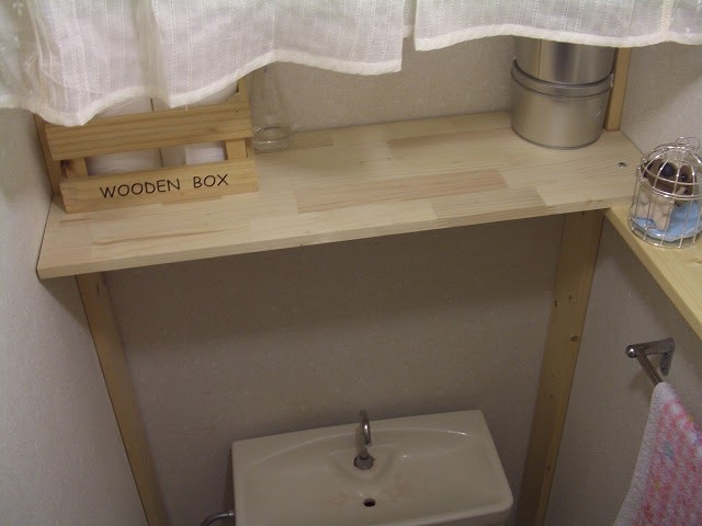 trianglecraft blog トイレの棚（20110614）