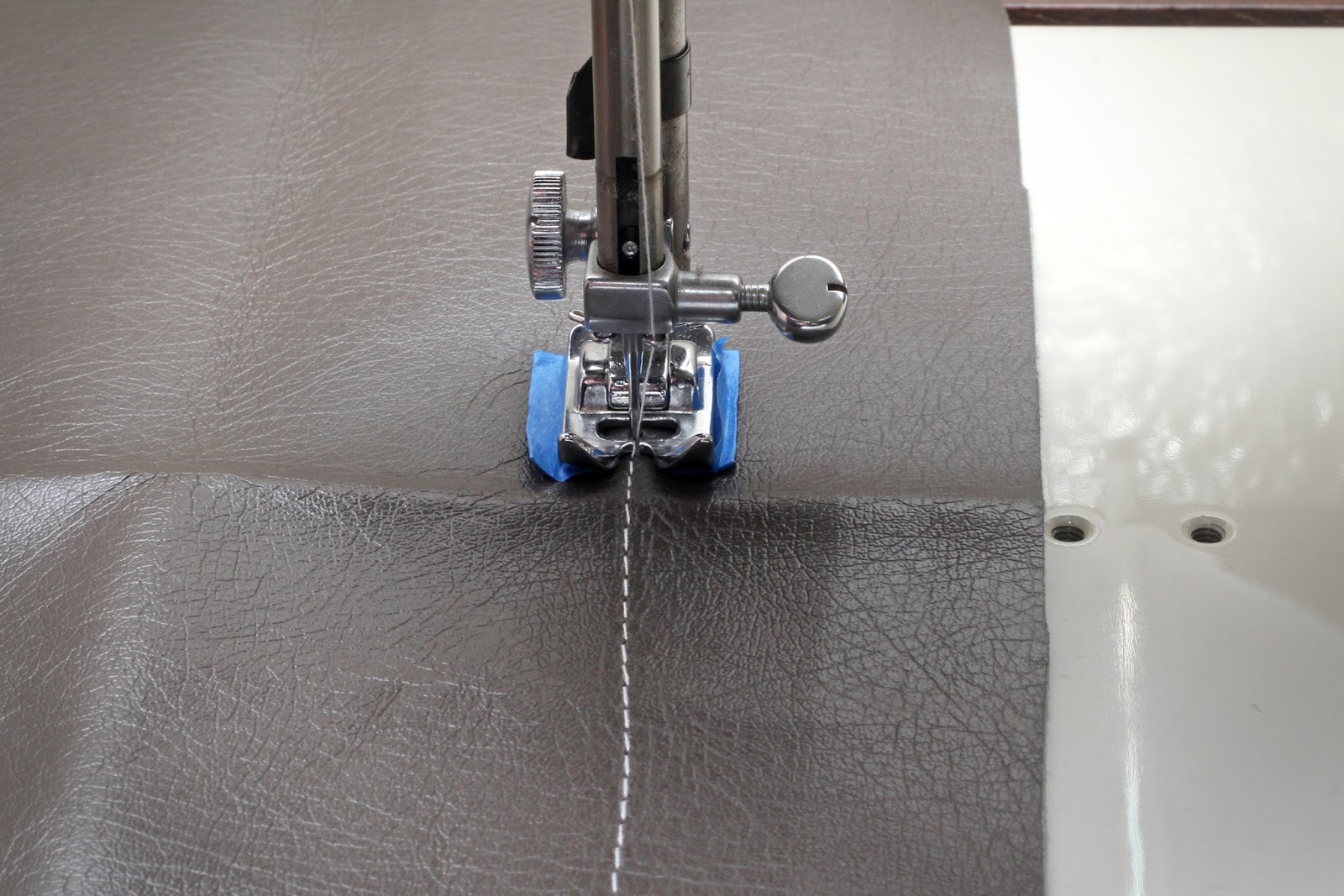 We Can Make Anything howto // sew vinyl