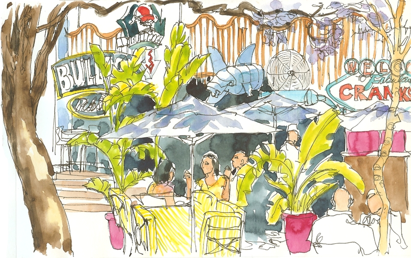 A sketch in time Roaming around Rosebank