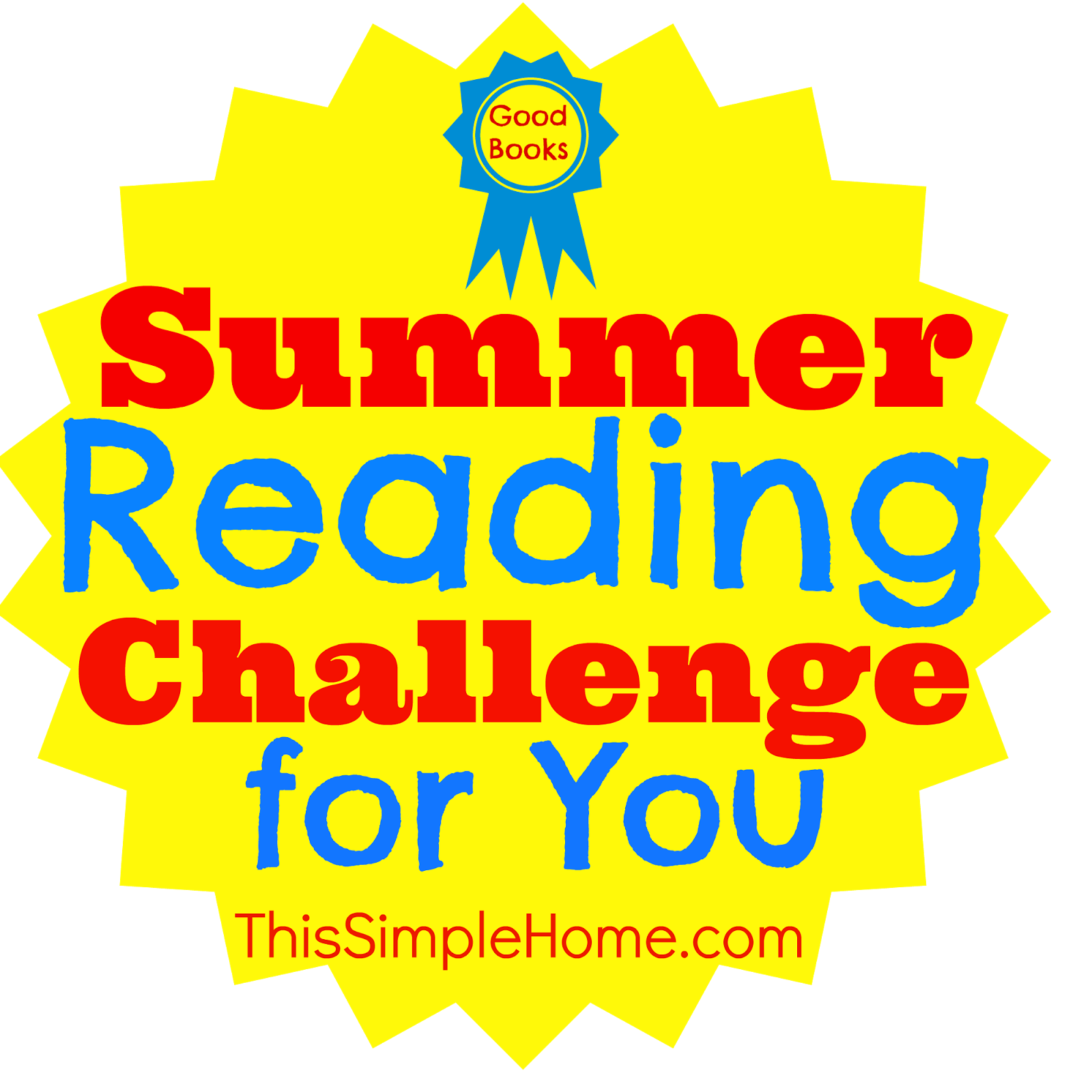 Summer Reading Challenge This Simple Home
