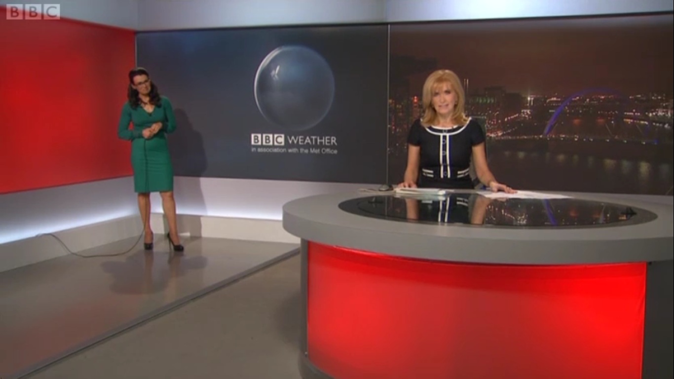 UK Regional News Caps Judith Ralston Reporting Scotland Weather