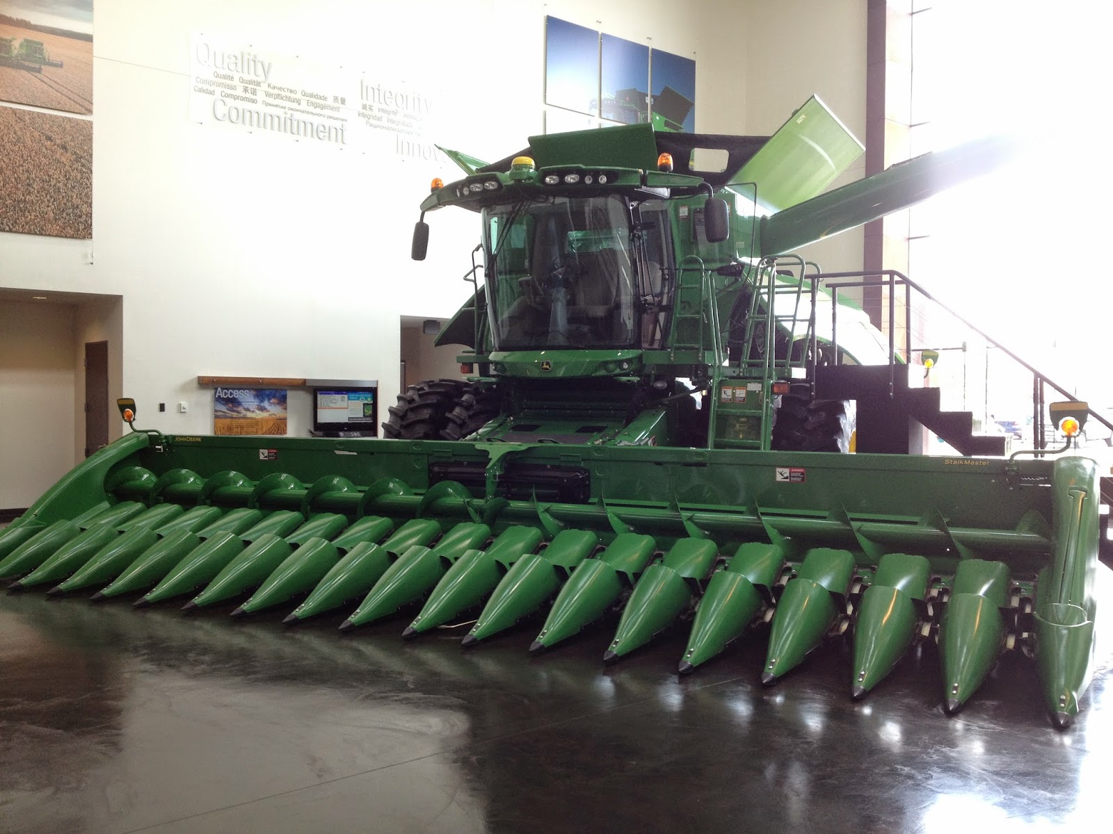 U.S. Agricultural Production Systems John Deere Combine Factory, East