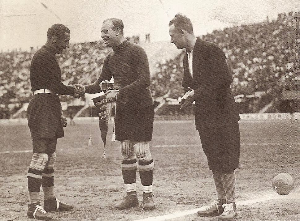 Sin borceguíes no hay fútbol EspañaItalia 1934 