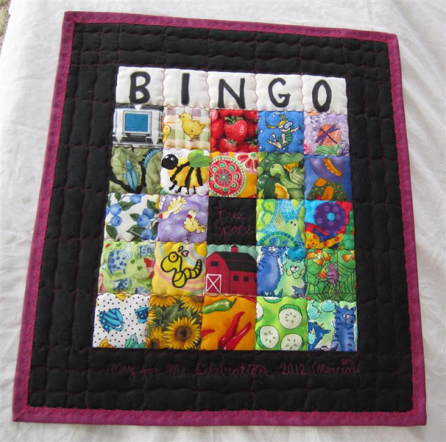 Crafty Sewing & Quilting My Bingo Card for the May for Me Celebration