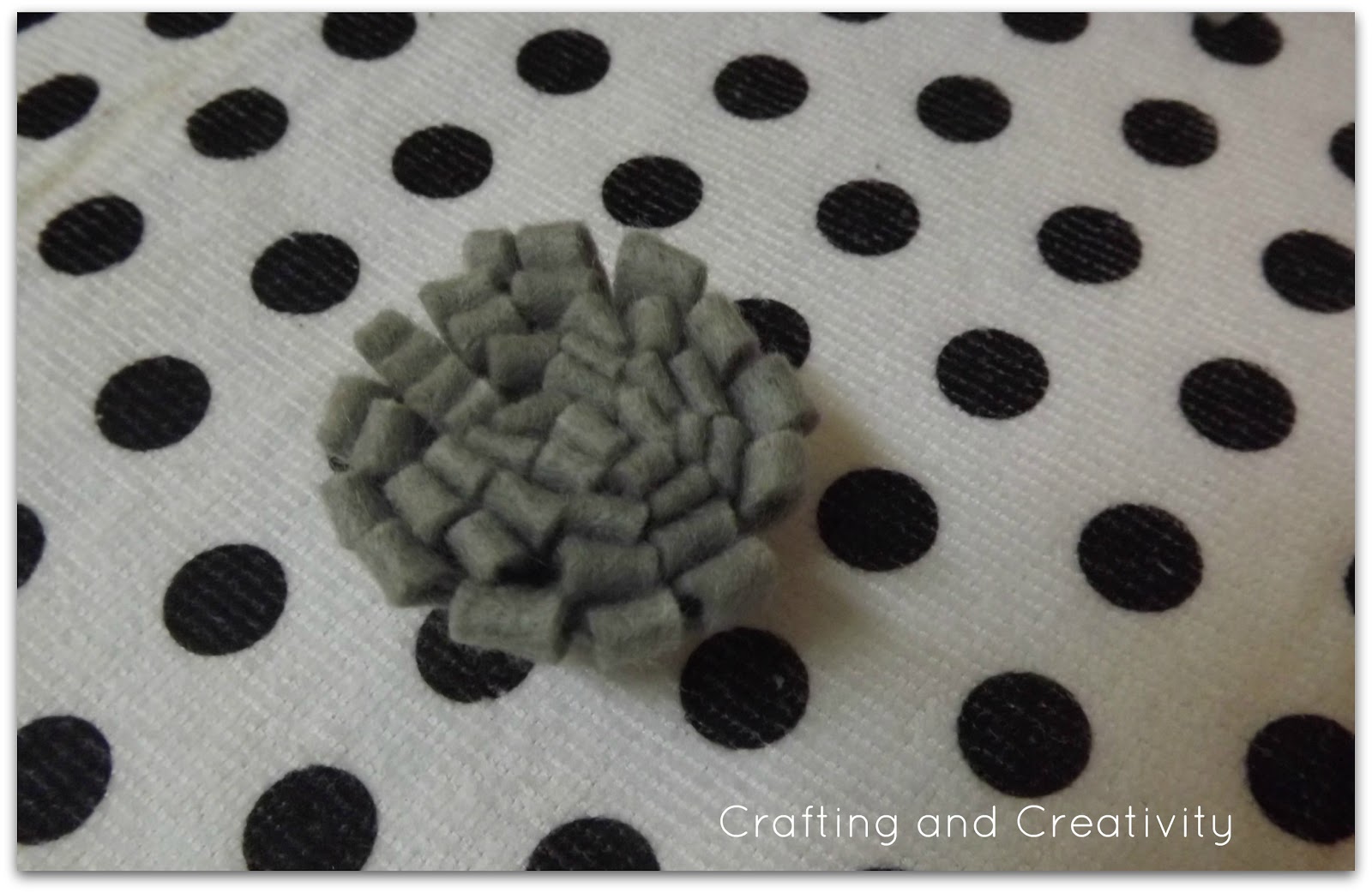 Crafting and Creativity How To Make Rolled Felt Flowers