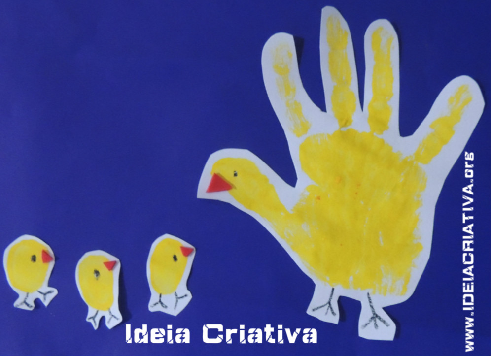Como desenhar como desenhar uma galinha com sua mão 