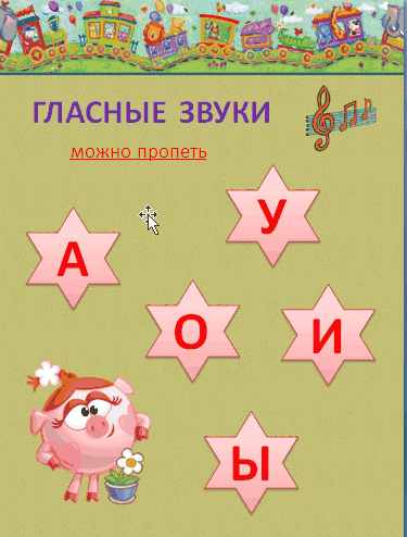 Схема гласных букв для детей Схема гласных букв для детей