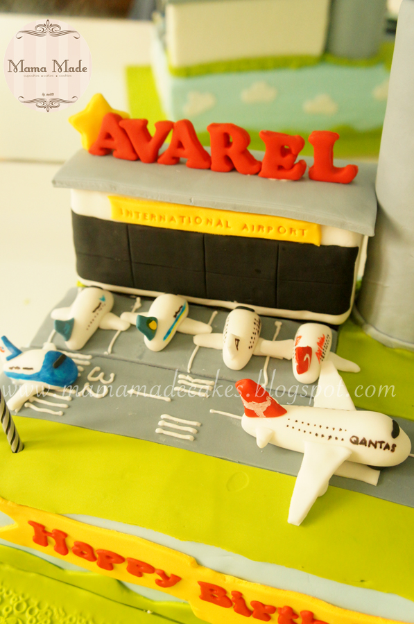 Mama Made Cakes Airport Themed Cake