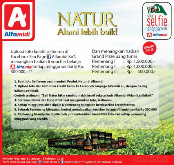 Smart Selfie Shopper Nature with Alfamidi Promo Smart Selfie Shopper Nature with Alfamidi Promo