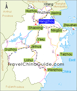 Hangzhou Map