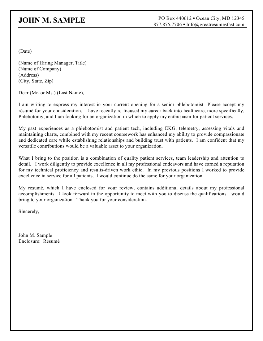 Sample Application Letter For Relationship Manager