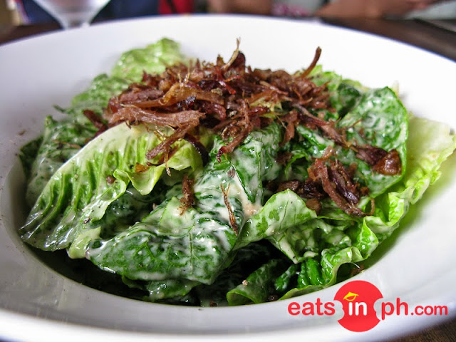 Caesar Salad with Shredded Duck Confit  from Hill Station at Casa Vallejo, Baguio City