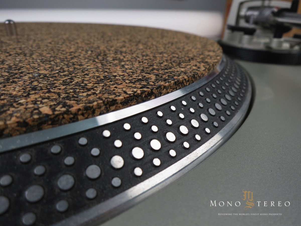 Mono and Stereo HighEnd Audio Magazine Cork & Rubber turntable mat NEW