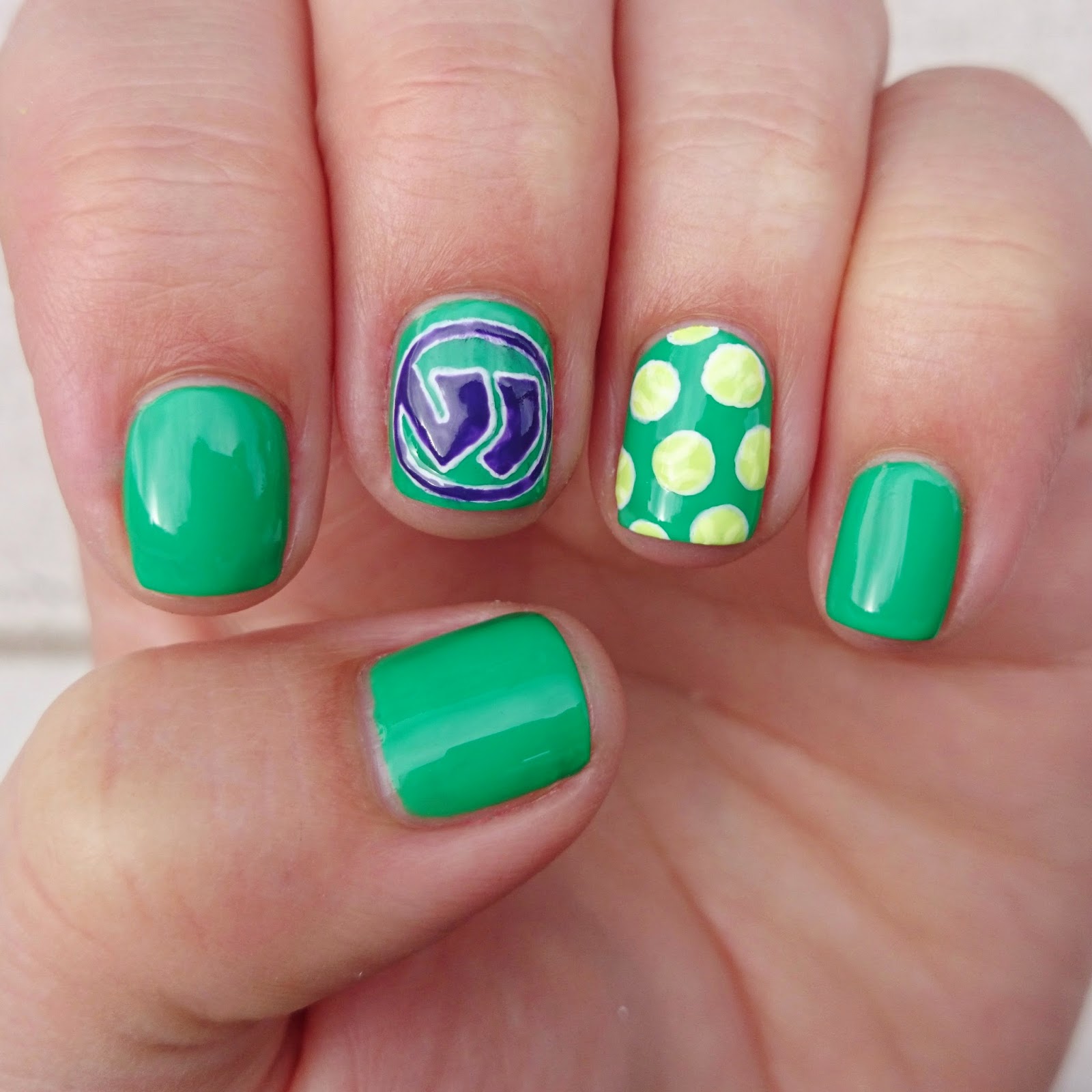 Dahlia Nails Wimbledon 2014