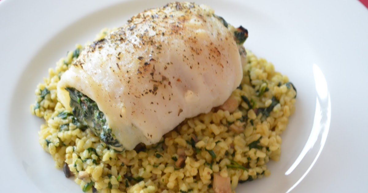 13 Secret Sauce: Green Fish (Spinach and mushroom stuffed fish fillet