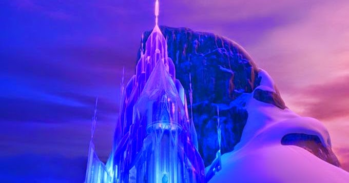 Disney Movie Princesses Elsa Castle Coloring Pages