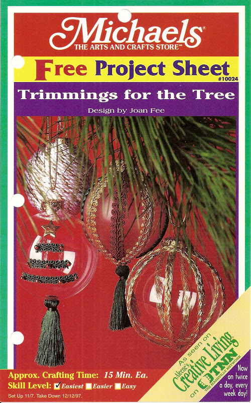 Express Your Creativity Michaels Trimmings for the Christmas Tree