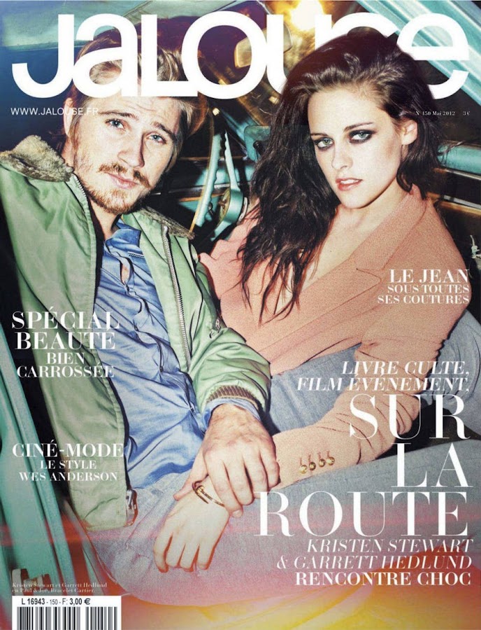 Kristen Stewart and Garrett Hedlund are on the road in the brand new cover of May 2012 Jalouse Magazine 