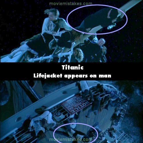 Titanic Movie Mistakes