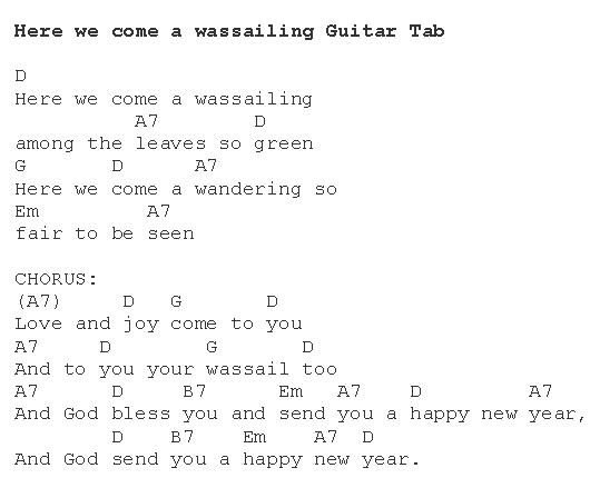 Here We Come A-Wassailing : Christmas Carols - Lyrics and History