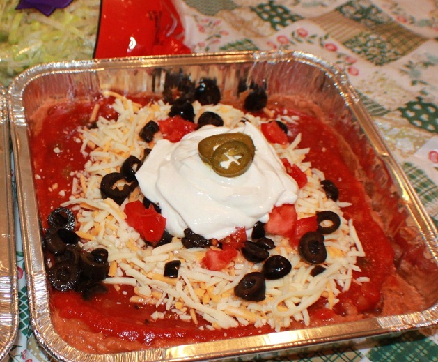 Layers Of Cold Refried Bean Dip Recipe What's Cookin' Italian Style