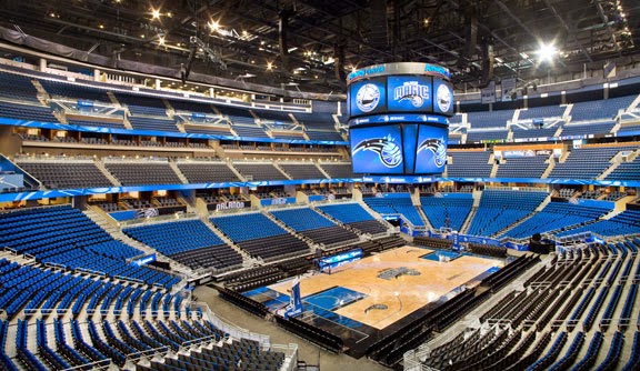 Orlando Magic como é o jogo no Amway Center