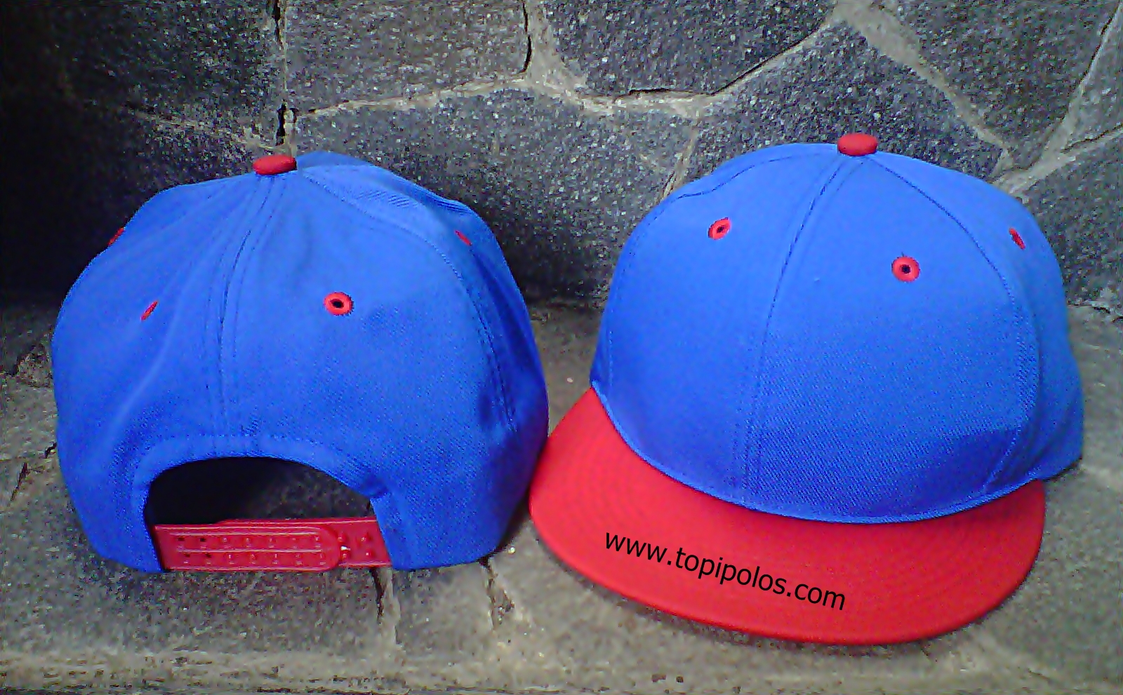 topi snapback polos biru lidah merah topi polos topi snapback polos biru lidah merah topi polos