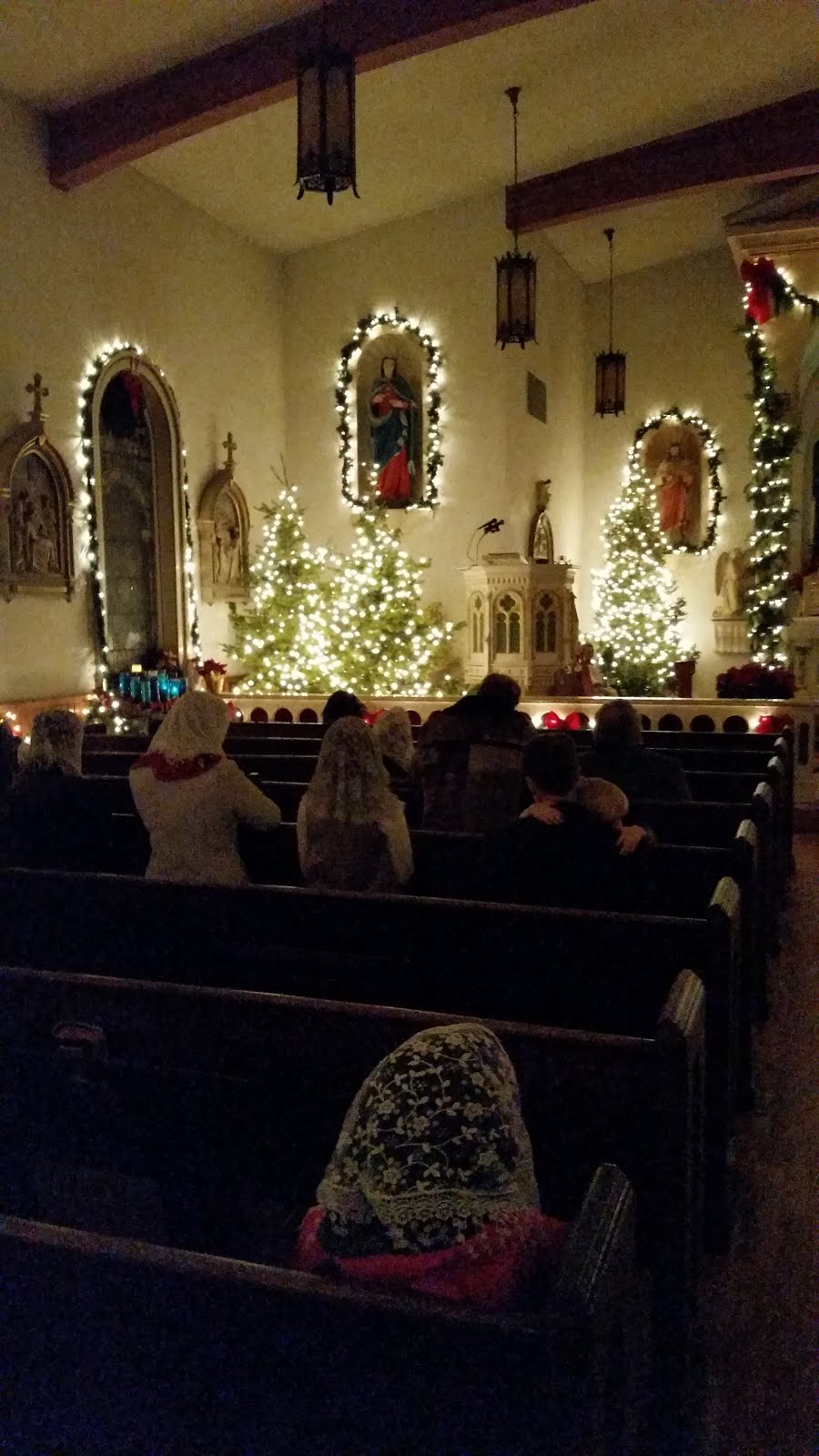 Paul Stramer Lincoln County Watch Midnight Mass at The Immaculate