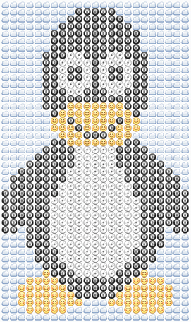 Pinguino emoji facebook Pinguino emoji facebook