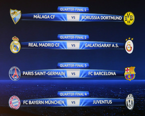 Jadwal 8 Besar Liga Champion 2013