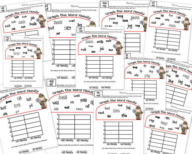 Word%2BFamily%2BGraphing%2BLevel%2B1%2Bcollage