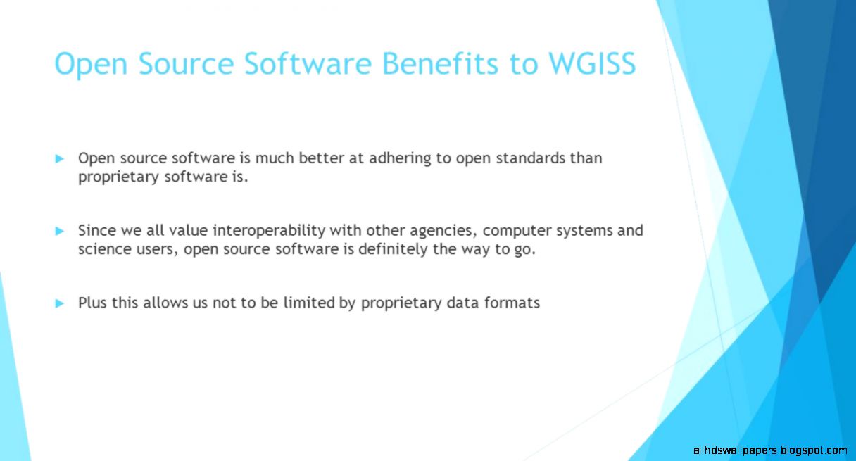 Presentation Open Source WGISS 39 Definition of Open Source Presentation Open Source WGISS 39 Definition of Open Source